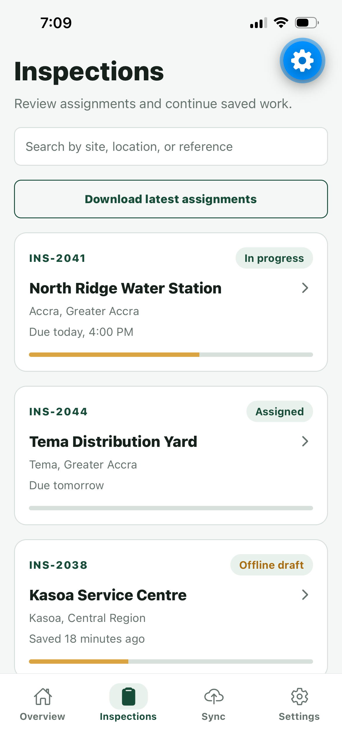 EAV Field assignments list on iOS